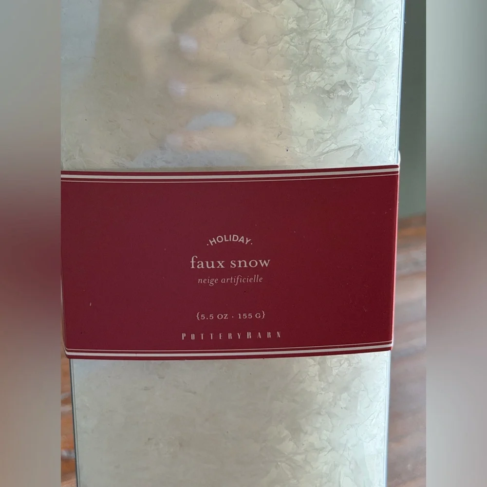 Pottery Barn Faux Snow
